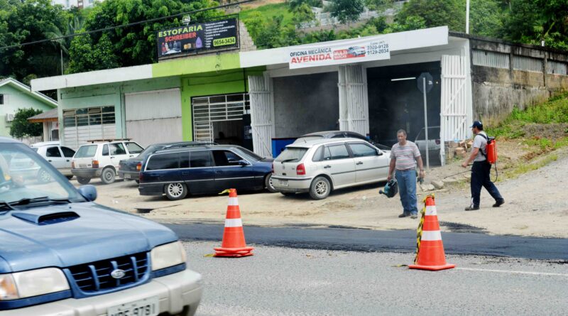 Operação Tapa Buracos prossegue em Taió