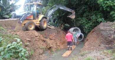 Secretaria de Obras de Passo Manso realizar trabalho de melhorias na região