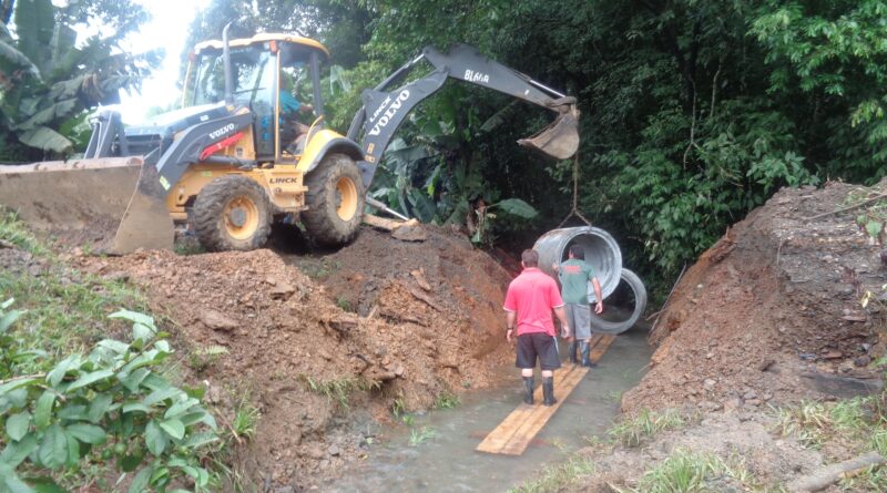 Secretaria de Obras de Passo Manso realizar trabalho de melhorias na região