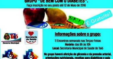 Vem aí os encontros do “Grupo de Bem com a Diabetes”