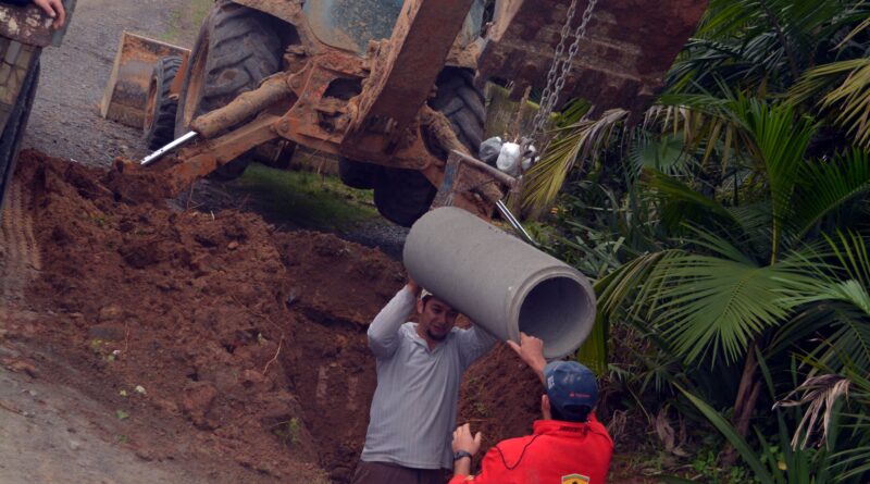 Construção da tubulação