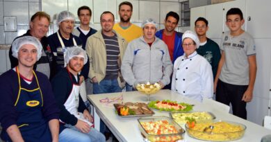 Grupo do Curso de culinária