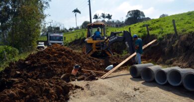 Construção do bueiro