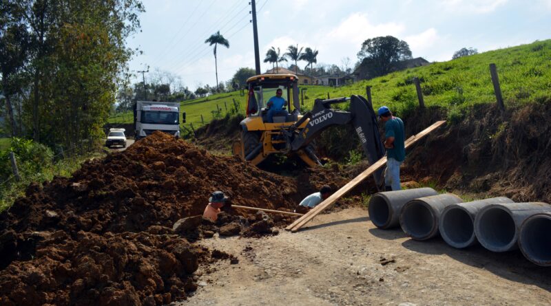 Construção do bueiro