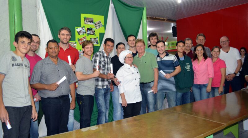 Grupo do Curso de culinária