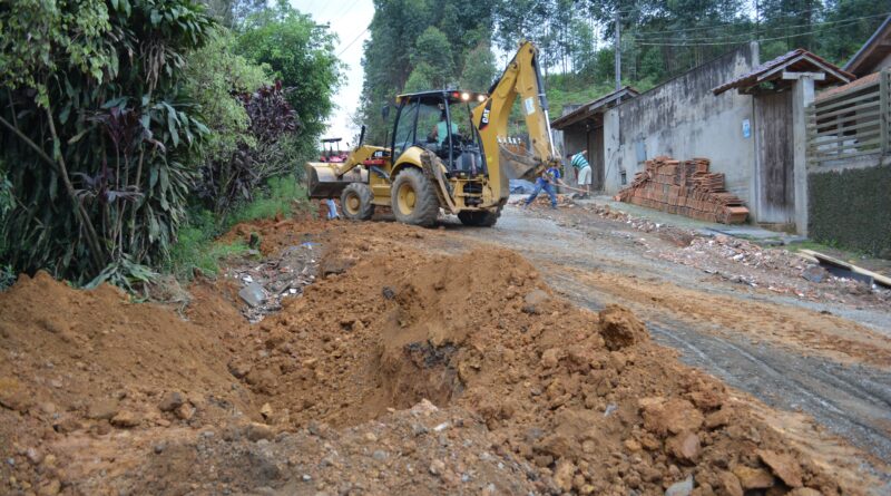 Tubulação instalada