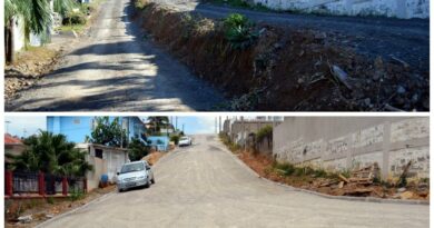 Rua Karl Baash antes e depois